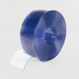 PVC Strip Curtain Roll In Clear Blue